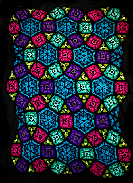 Dear Grammy: Tessellating Shapes Stained Glass
