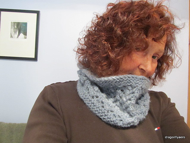 Chunky Little Arrowhead Lace Cowl