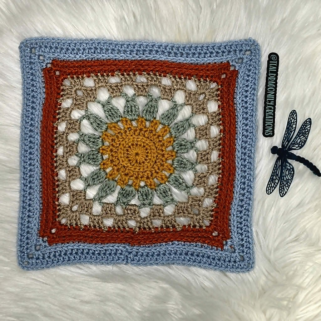 Crochet Montana Badlands Square
