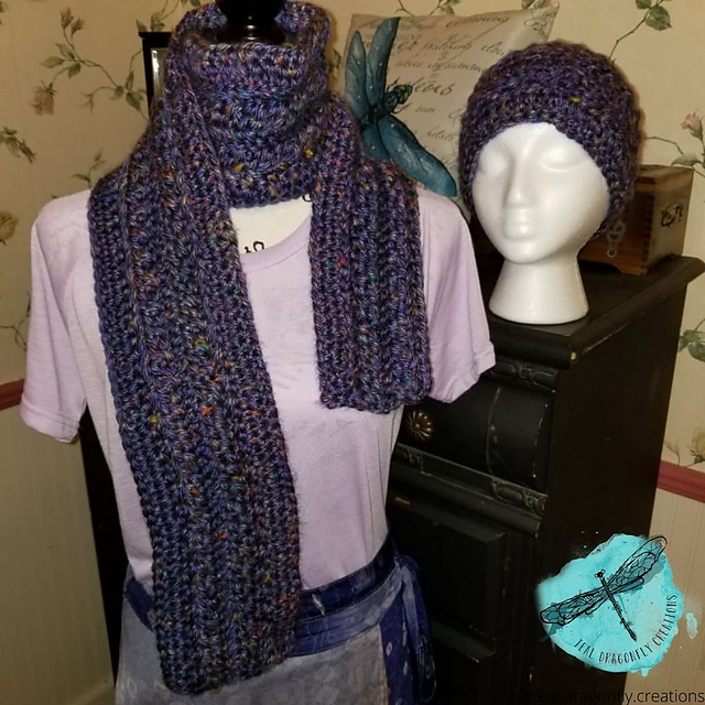 Violet Mist Scarf and Wrap