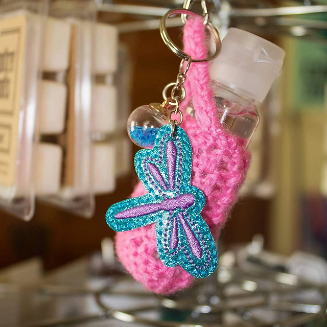 Criss Cross Hand Sanitizer Holder