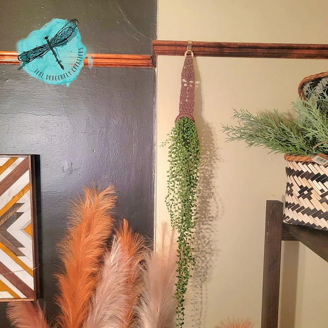 Dragonfly Hanging Air Plant Hanger