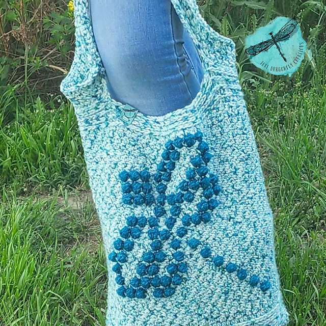 Dancing Grace Dragonfly Tote