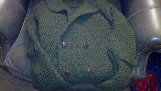 Military Style Cardigan