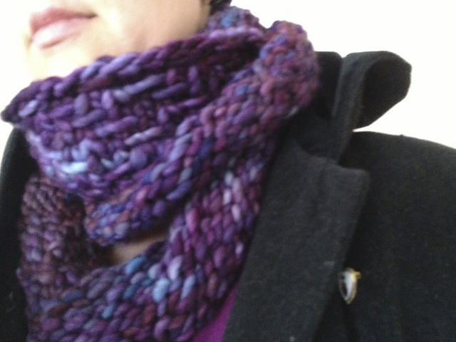 Spiral Weave Loop Scarf