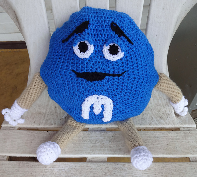 M&M Candies Man Pillow