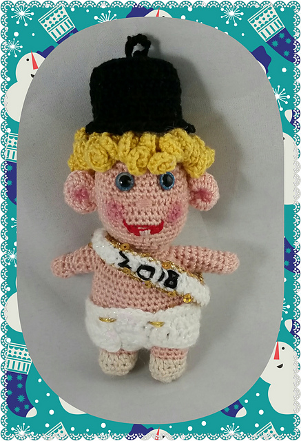 Baby New Year Ornament