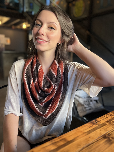 70's Stripe Cowl
