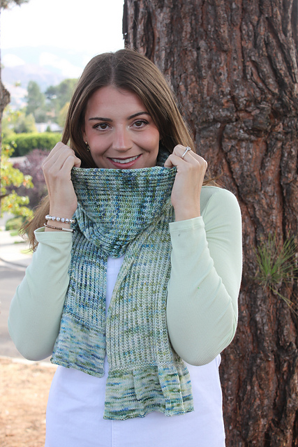 Frosted Forest Scarf