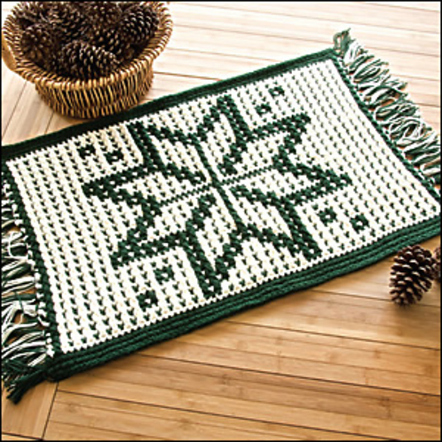 Snowflake Mosaic Rug