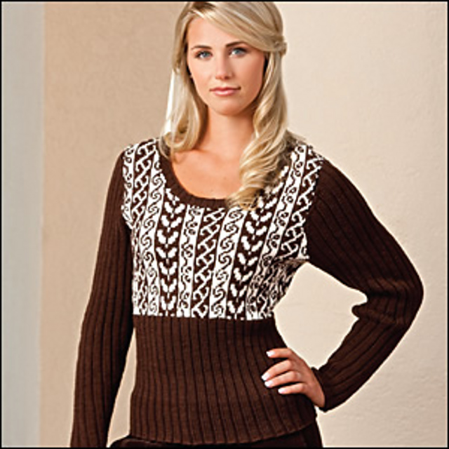 Fitted Fair Isle