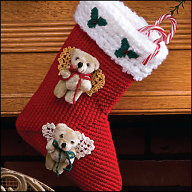 Angel Bears Stockings