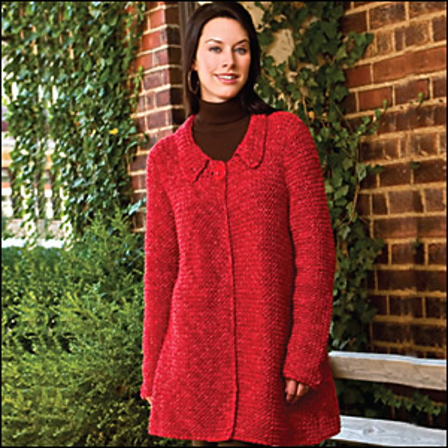 Very Vermilion Car Coat