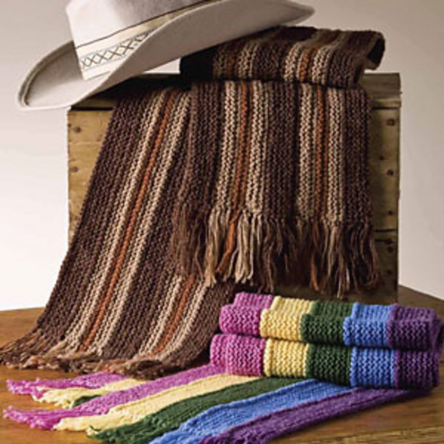 Striped Reversible Scarves