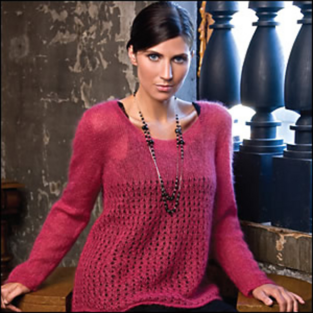 Ethereal Eyelets Pullover