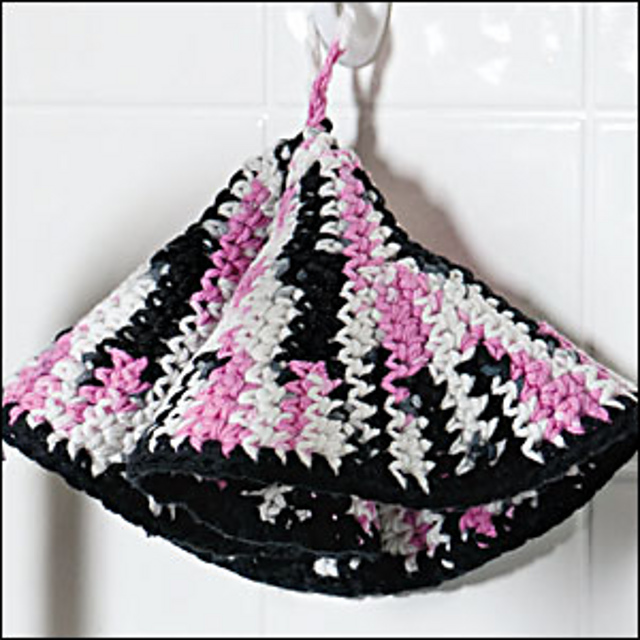 Short-Row Sweetie Dishcloth