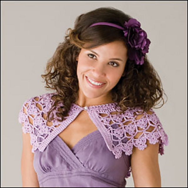 Lilac Lace Shoulderette