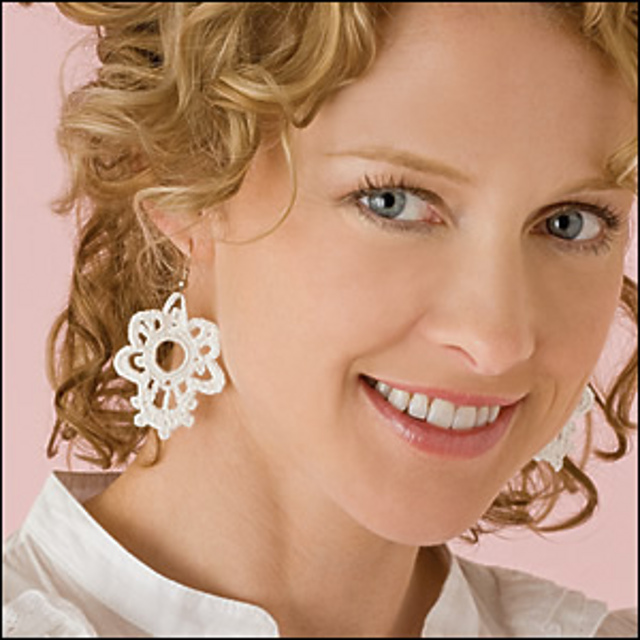 Sculptured Lace Earrings