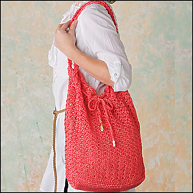 Double Parquet Nylon Tote