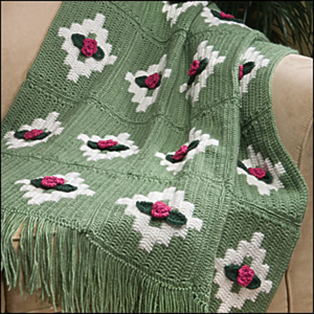 Diamond Rose Throw