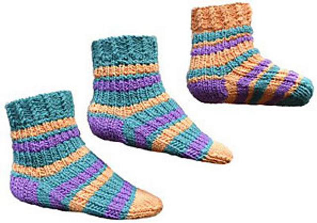 Stripey Baby-Kids Socks