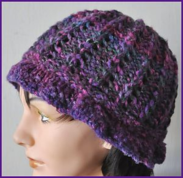 Shambala Lace-Edge Ribbed Hat
