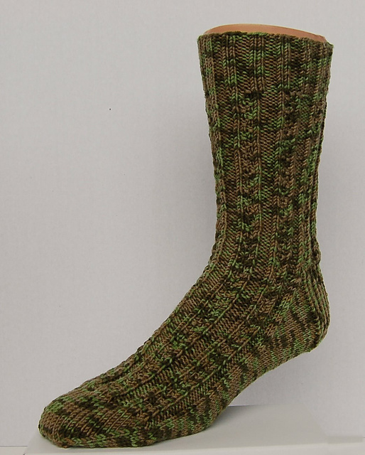 Embossed Moss Hiking Socks (Pennsylvania)