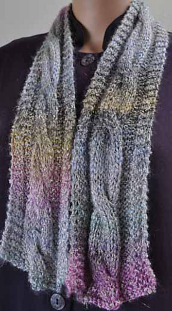 Monaco Big Cable Scarf
