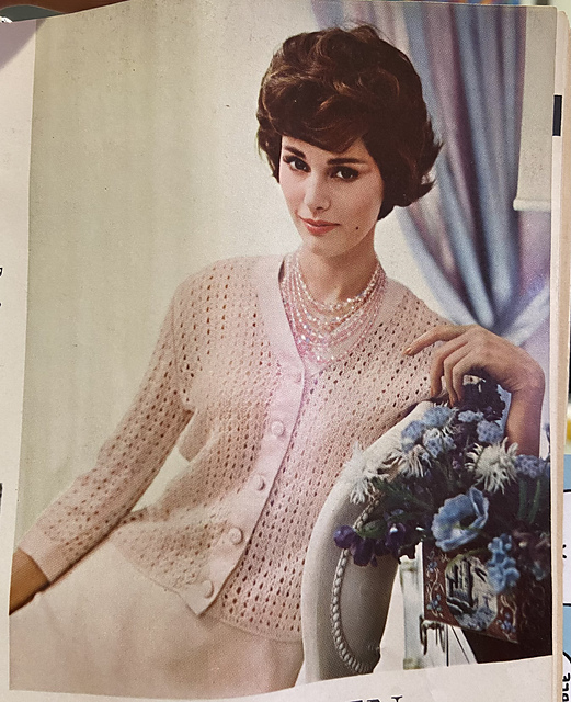 Cardigan suit