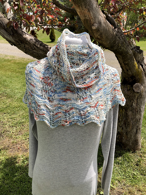 Apple Blossom Hooded Cowl