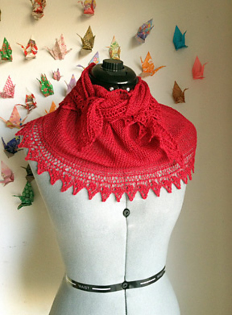 Dice Bay Crescent Scarf