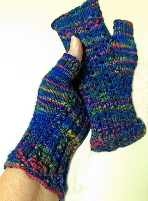 Flowers in Juneau Mitts