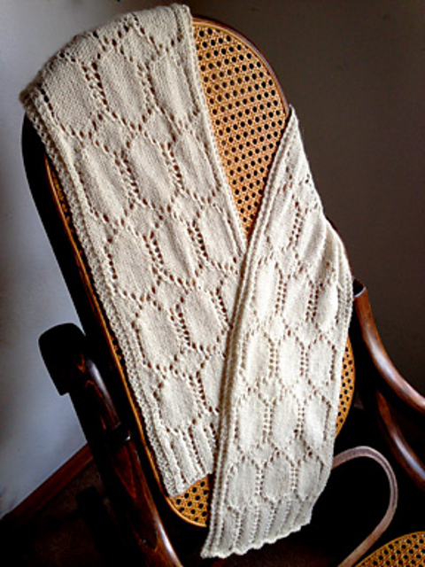 Ivory Needle Case Scarf