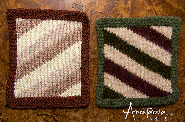 In the Kitchen: Stockinette Stitch Potholder
