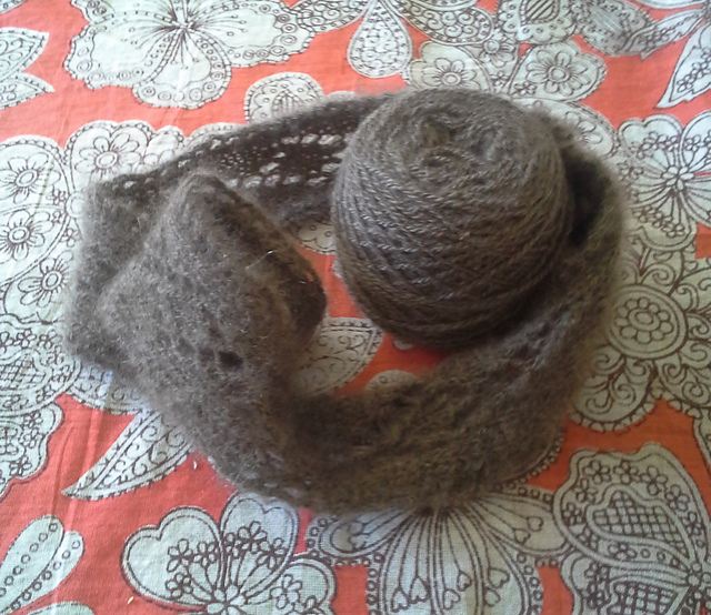 Ravelry A Qiviut Lace Headband pattern by Donna Druchunas