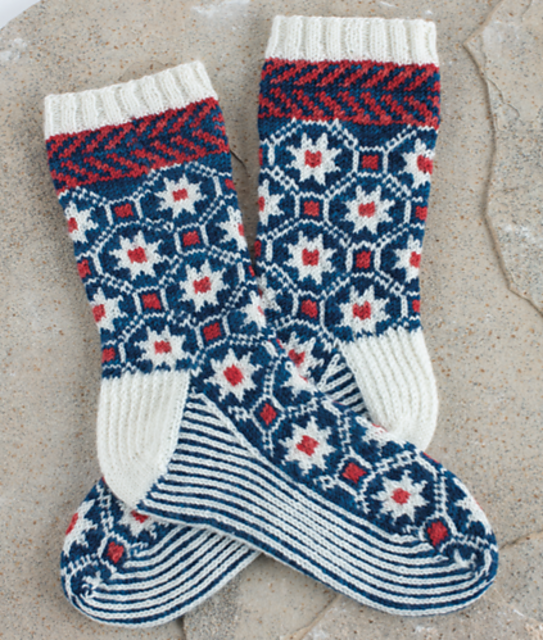Star Lattice Socks