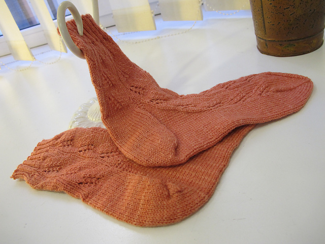 Wheat Lace Socks