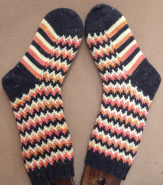 False Flame Socks