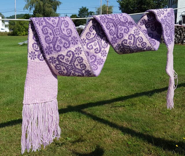 Lithuanian Snowflake Scarf