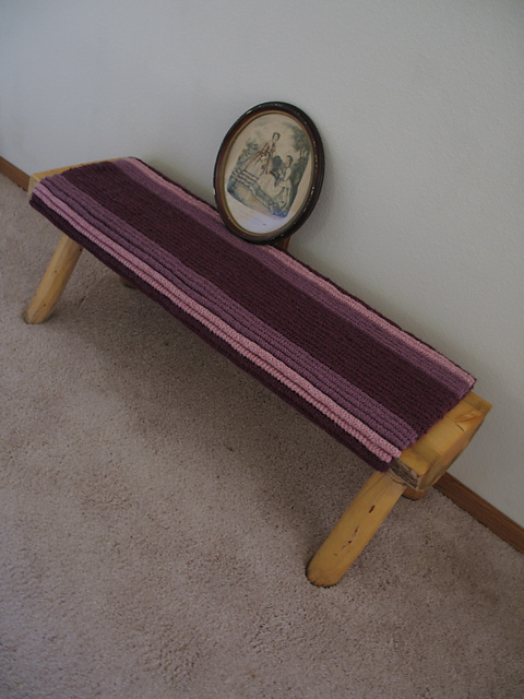 Knit-and-Sew Washboard Runner