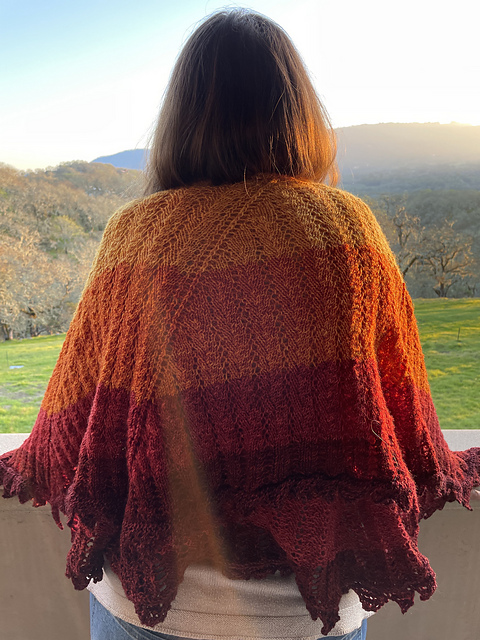 Gabija’s Fire Shawl