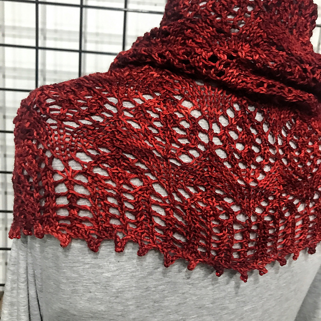 Ripple and Bead Cowl