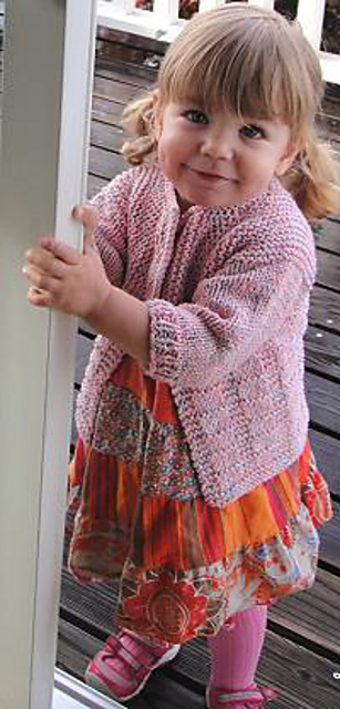 Cotton Twirl Baby-Toddler Cardigan