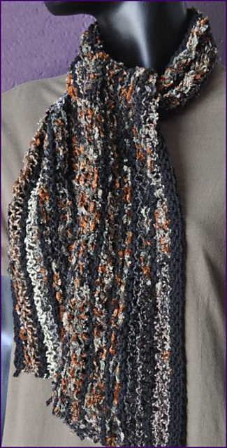 Aria + Cotton Twirl Lengthwise Scarf
