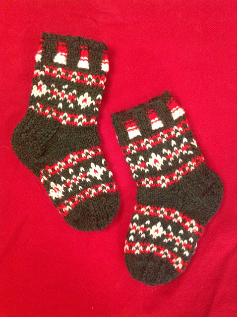 Toddler Holiday House Socks