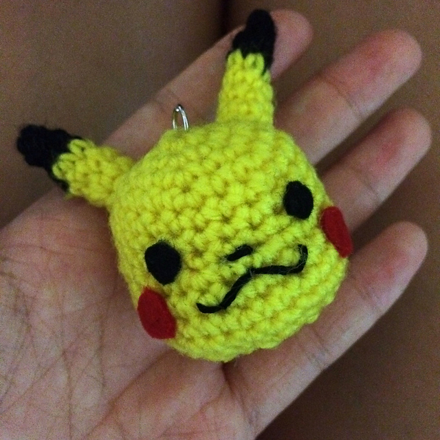 Pikachu Head Key-Chain 