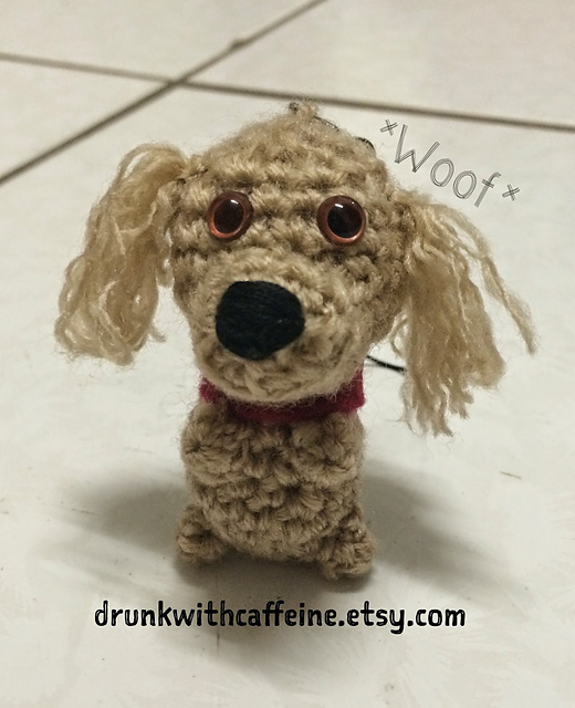 Mini Poodle Dog Key-chain