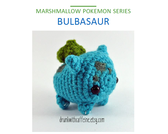 Mini Marshmallow Pokemon Bulbasaur