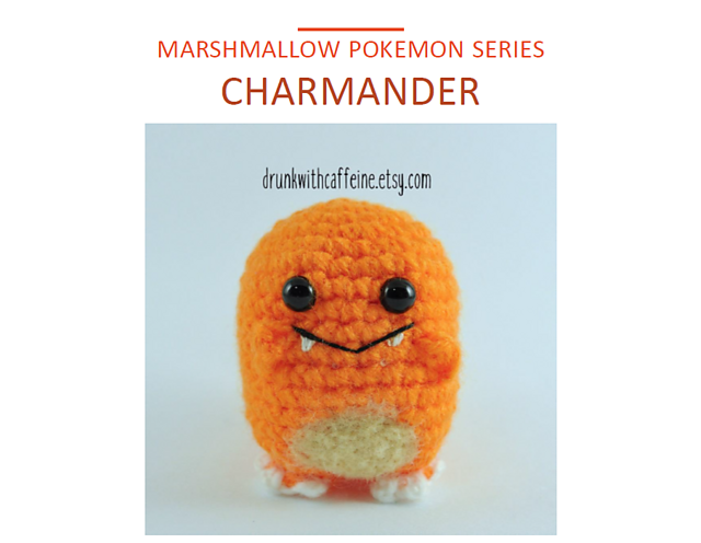 Mini Marshmallow Pokemon Charmander
