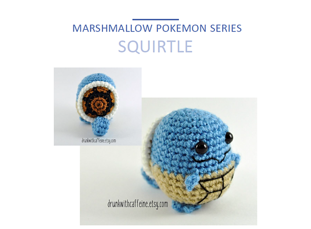 Mini Marshmallow Pokemon Squirtle